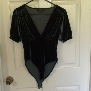 Velvet bodysuit